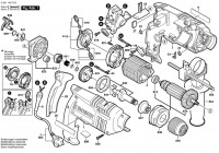 Bosch 0 601 148 703 Gsb 16 Re Percussion Drill 230 V / Eu Spare Parts